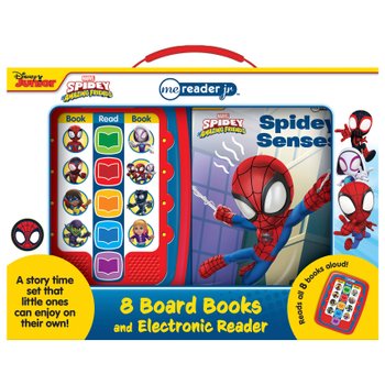 Spidey and His Amazing Friends Electronic Me Reader and 8 Book Interactive Library Set