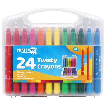 Crafty Co. Twisty Crayons Set 24 Piece