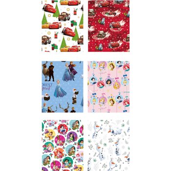 Disney - Papier Cadeau Noël - Modèle Aléatoire