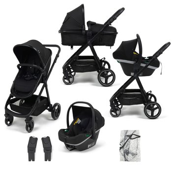 Origin i-Size by Babylo 2-in-1 Travel System with EnfaSafe i-Size R129 Car Seat Black