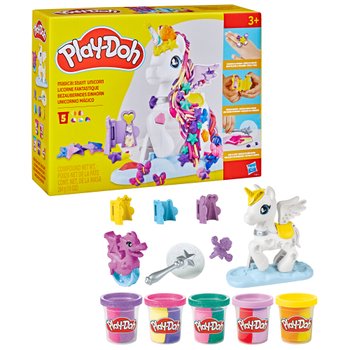 Play-Doh Playset Magical Stylin' Unicorn with 5 Play-Doh Tubs