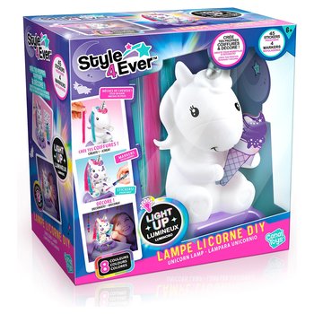 Style 4 Ever - Lampe Licorne à Décorer avec Cornet de Glace