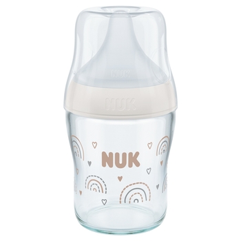 NUK Perfect Match Glas-Flasche 120 ml S sortiert