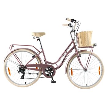 26 Zoll Fahrrad Verve Beatrice II mit Korb altrosa
