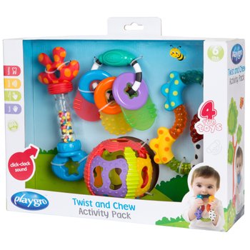 Playgro Twist and Chew Activity-Geschenkset 4-tlg.