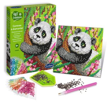 SentoSphère - Canevas à Diamanter Panda