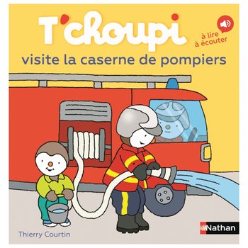T'choupi - Livre T'choupi Visite La Caserne De Pompiers