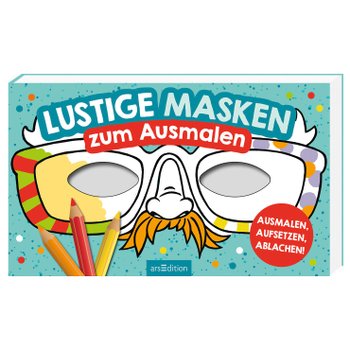 Zauberhafte Masken zum Ausmalen sortiert