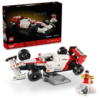 LEGO Icons 10330 McLaren MP4/4 & Ayrton Senna F1 Car Model Set for Adults