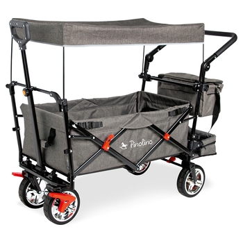 Pinolino Bollerwagen AddPlus faltbar grau