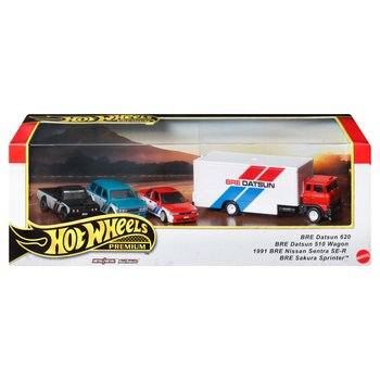 Hot Wheels - Premium 1/64 Pack 4 Véhicules Brock Racing Enterprises