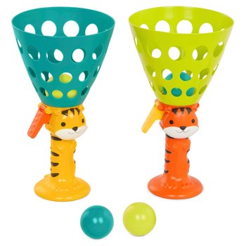 Battat Pop 'n' Launch Tiger Ball Catch Game