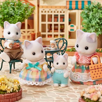 Sylvanian Families - La Famille Chat Latté