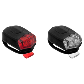 Verve Siliconen Led Fietsverlichting Set