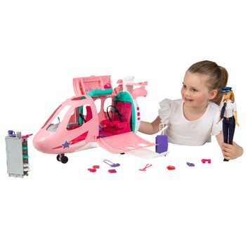 Jet Plane Lights and Sounds Playset with Pilot Doll