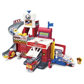 VTech - Tut Tut Bolides Série Pro Super Caserne de Pompiers Interactive