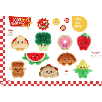 Peluche Thème Alimentation 8 cm - Modèle Aléatoire