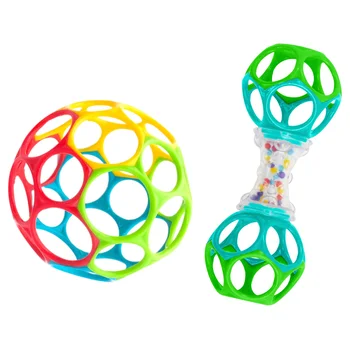 Bright Starts Grasp the Day Oball and Rattle Set