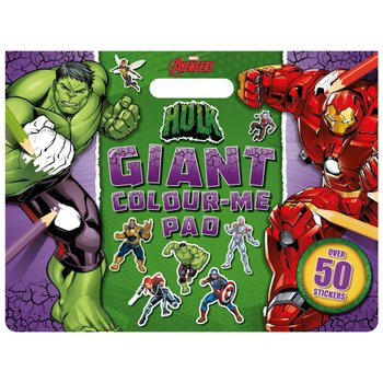 Marvel Avengers Hulk Giant Colouring Pages Book with 50 Stickers