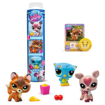 Littlest Pet Shop - Tube 3 Pets Série 3 - Modèle Aléatoire