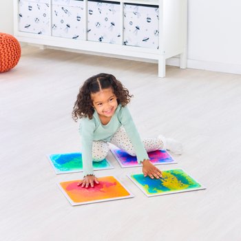 Play Factory Play Floor Tiles Liquid Sensory 4 Pack