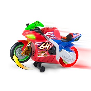 Super Wheelz Lights & Sounds Wheelie Bike Motorcycle Assortment