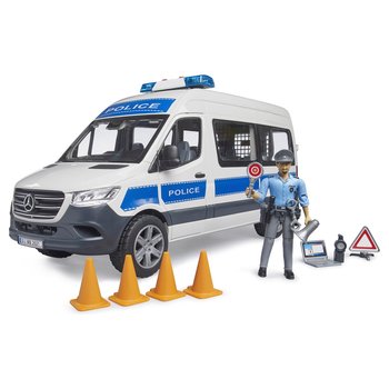 BRUDER 02683 Mercedes-Benz Sprinter Polizei Einsatzfahrzeug mit Licht und Sound