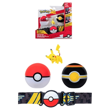 Pokémon - Ceinture Clip 'N' Go Pikachu avec Accessoires