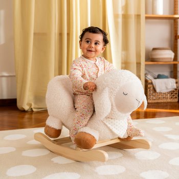 Wooden Baby Rocking Animal Sheep
