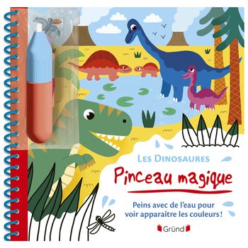 Pinceau Magique - Livre Les Dinosaures