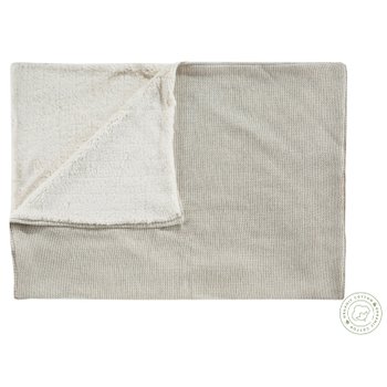 JACKY Deken Olifant en Gebreid beige assorti