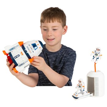 Space Rocket Launch Capsule with Astronaut Figures Playset