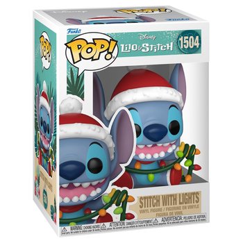 Funko POP! Figurine 1504 Disney Stitch Avec Guirlande de Noël