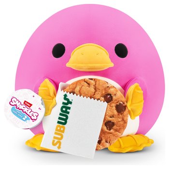 Snackles Super Sized Knuffel Whitney het Vogelbekdier met Subway Cookie 36 cm