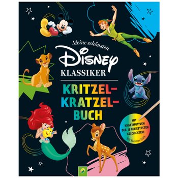 Meine schönsten Disney-Klassiker - Kritzel-Kratzel-Buch