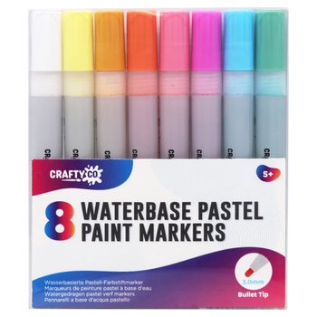 Crafty Co. Waterbase Pastel Paint Markers 8 Pack