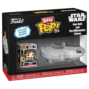 Funko Bitty POP! Figurine 321 Star Wars Han Solo avec Faucon Millenium