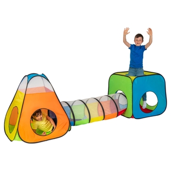 3-in-1 Pop-Up Play Tent Set