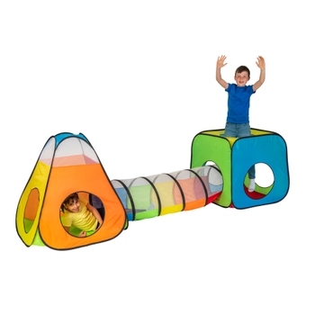 3-in-1 Pop-Up Play Tent Set
