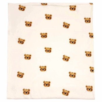 LITTLE Wendedecke mit Sherpa-Rückseite Bärchen oder Pinguin sortiert