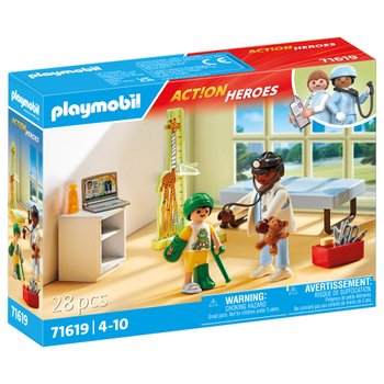 PLAYMOBIL Action Heroes 71619 Kinderarts met Teddybeer
