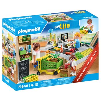PLAYMOBIL my Life 71648 Biologische supermarkt