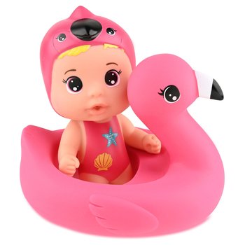Poupon de Bain avec Bouée Flamant Rose