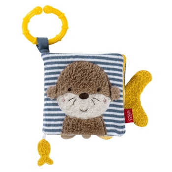 Fehn Mini-Knisterbuch Tintenfisch – Mini-Fühlbuch Mit Natur Motiven 6 Seiten Mit Spannenden Materialien Funktionen Zum Fuhlen Greifen Und Staunen Ein Perfekter Begleiter Fur Zuhause Unterwegs