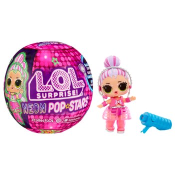 L.O.L. Surprise! - Neon Popstar Poupée et 7 Accessoires - Capsule Surprise