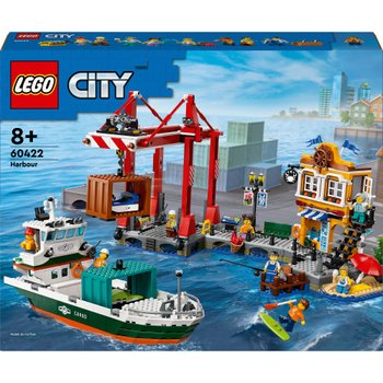 LEGO City 60422 Le Port et le Navire Marchand