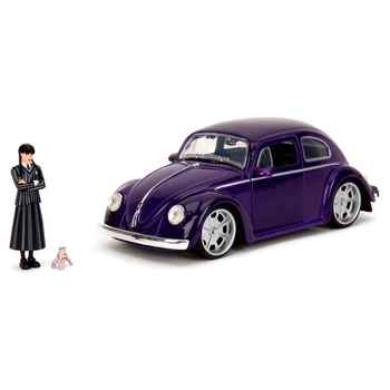 Mercredi Addams - Coffret Voiture Coccinelle et Figurines