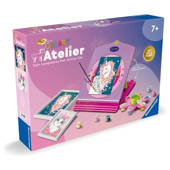 CreArt Malen nach Zahlen Atelier Katzen & Einhörner