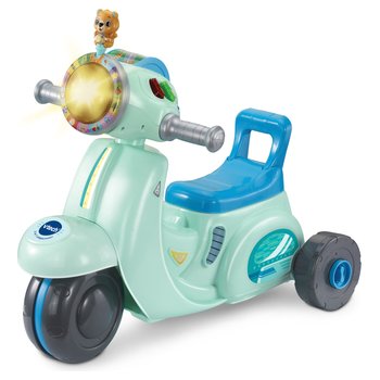 VTech 2 in 1 Loopscooter blauw