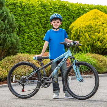 24 Zoll Mountainbike Verve Ultra Fahrrad hellblau/schwarz